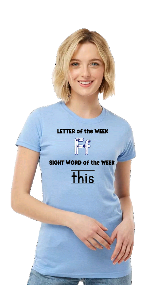 LETTER AND WORD OF THE WEEK IS
